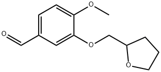 4-METHOXY-3-(TETRAHYDRO-FURAN-2-YLMETHOXY)-BENZALDEHYDE Struktur