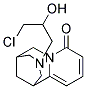 3-(3-CHLORO-2-HYDROXY-PROPYL)-1,2,3,4,5,6-HEXAHYDRO-1,5-METHANO-PYRIDO[1,2-A][1,5]DIAZOCIN-8-ONE Struktur