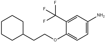 4-(2-CYCLOHEXYLETHOXY)-3-(TRIFLUOROMETHYL)ANILINE Struktur