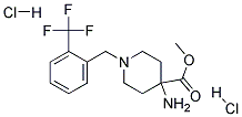 METHYL 4-AMINO-1-(2-(TRIFLUOROMETHYL)BENZYL)PIPERIDINE-4-CARBOXYLATE DIHYDROCHLORIDE Struktur