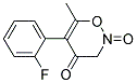 6-METHYL-5-(2-FLUOROPHENYL)OXAZINE-2,4-DIONE Struktur