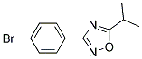 3-(4-BROMOPHENYL)-5-ISOPROYL-1,2,4-OXADIAZOLE Struktur