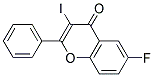 6-FLUORO-3-IODO-2-PHENYL-CHROMEN-4-ONE Struktur