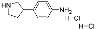 4-(PYRROLIDIN-3-YL)ANILINE DIHYDROCHLORIDE Struktur