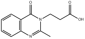 3-(2-METHYL-4-OXO-4H-QUINAZOLIN-3-YL)-PROPIONIC ACID Struktur