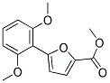 5-(2,6-DIMETHOXYPHENYL)FURAN-2-CARBOXYLIC ACID METHYL ESTER Struktur