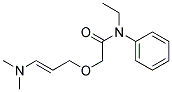 N-[3-DIMETHYLAMINO-2-ALLYLOXY] PHENYL-N-ETHYL ACETAMIDE Struktur