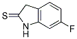 6-FLUORO-1,3-DIHYDRO-INDOLE-2-THIONE Struktur