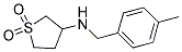 N-(4-METHYLBENZYL)TETRAHYDROTHIOPHEN-3-AMINE 1,1-DIOXIDE Struktur