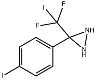 3-(4-IODO-PHENYL)-3-TRIFLUOROMETHYL-DIAZIRIDINE Struktur