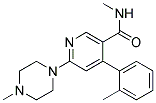 N-METHYL-6-(4-METHYL-PIPERAZIN-1-YL)-4-O-TOLYL-NICOTINAMIDE Struktur