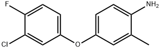 4-(3-CHLORO-4-FLUOROPHENOXY)-2-METHYLPHENYLAMINE Struktur