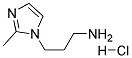 3-(2-METHYL-1H-IMIDAZOL-1-YL)-1-PROPANAMINE HYDROCHLORIDE Struktur