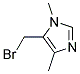 5-(BROMOMETHYL)-1,4-DIMETHYL-1H-IMIDAZOLE Struktur