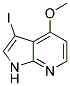 3-IODO-4-METHOXY-1H-PYRROLO[2,3-B]PYRIDINE Struktur