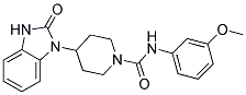 N-(3-METHOXYPHENYL)-4-(2-OXO-2,3-DIHYDRO-1H-BENZIMIDAZOL-1-YL)PIPERIDINE-1-CARBOXAMIDE Struktur