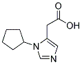 (3-CYCLOPENTYL-3H-IMIDAZOL-4-YL)-ACETIC ACID Struktur