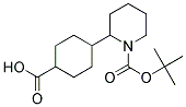 4-(1-(TERT-BUTOXYCARBONYL)PIPERIDIN-2-YL)CYCLOHEXANECARBOXYLIC ACID Struktur