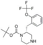 (R)-2-(2-TRIFLUOROMETHOXY-BENZYL)-PIPERAZINE-1-CARBOXYLIC ACID TERT-BUTYL ESTER Struktur