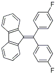 9-BIS-(4-FLUOROPHENYL)METHYLENEFLUORENE Struktur