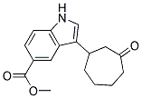 3-(3-OXO-CYCLOHEPTYL)-1H-INDOLE-5-CARBOXYLIC ACID METHYL ESTER Struktur