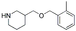 3-([(2-METHYLBENZYL)OXY]METHYL)PIPERIDINE Struktur