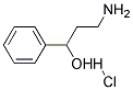 3-AMINO-1-PHENYL-PROPAN-1-OL HYDROCHLORIDE Struktur