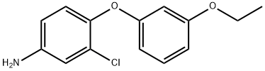 3-CHLORO-4-(3-ETHOXYPHENOXY)ANILINE Struktur