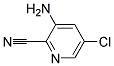 3-AMINO-5-CHLORO-PYRIDINE-2-CARBONITRILE Struktur