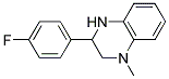 3-(4-FLUOROPHENYL)-1,2,3,4-TETRAHYDRO-1-METHYLQUINOXALINE Struktur