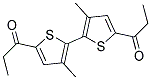 3,3'-DIMETHYL-5,5'-DIPROPANOYL-2,2'-BITHIOPHENE Struktur