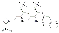 (2S,3'S,3”S)-N-[3-(3-T-BUTOXYCARBONYL-3-BENZYLOXYCARBONYLAMINO-PROPYLAMINO)-3-T-BUTOXYCARBONYLPROPYL]AZETIDINE-2-CARBOXYLIC ACID Struktur