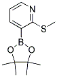 2-METHYLSULFANYL-3-(4,4,5,5-TETRAMETHYL-[1,3,2]-DIOXABOROLAN-2-YL)PYRIDINE Struktur