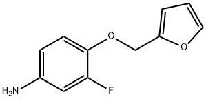 3-FLUORO-4-(2-FURYLMETHOXY)ANILINE Struktur