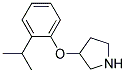 3-(2-ISOPROPYLPHENOXY)PYRROLIDINE Struktur