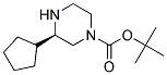 (R)-3-CYCLOPENTYL-PIPERAZINE-1-CARBOXYLIC ACID TERT-BUTYL ESTER Struktur