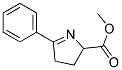 5-PHENYL-3,4-DIHYDRO-2H-PYRROLE-2-CARBOXYLIC ACID METHYL ESTER Struktur