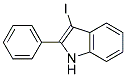 3-IODO-2-PHENYL-1H-INDOLE Struktur