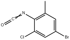 4-BROMO-2-CHLORO-6-METHYLPHENYL ISOCYANATE Struktur