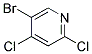 5-BROMO-2,4-DICHLORO-PYRIDINE Struktur