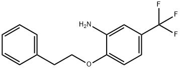 2-(PHENETHYLOXY)-5-(TRIFLUOROMETHYL)ANILINE Struktur