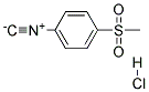 4-(METHYLSULPHONYL)PHENYLISOCYANIDE HYDROCHLORIDE Struktur