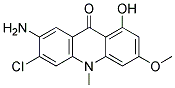 7-AMINO-6-CHLORO-1-HYDROXY-3-METHOXY-10-METHYL-10H-ACRIDIN-9-ONE Struktur