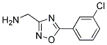 (5-(3-CHLOROPHENYL)-1,2,4-OXADIAZOL-3-YL)METHANAMINE Struktur