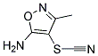 5-AMINO-3-METHYLISOXAZOL-4-YL THIOCYANATE Struktur