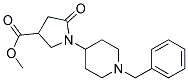 METHYL 1-(1-BENZYL-4-PIPERIDINYL)-5-OXO-3-PYRROLIDINECARBOXYLATE Struktur