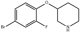 3-(4-BROMO-2-FLUOROPHENOXY)PIPERIDINE price.