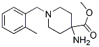 METHYL 4-AMINO-1-(2-METHYLBENZYL)PIPERIDINE-4-CARBOXYLATE Struktur