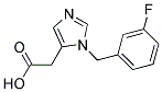 [3-(3-FLUORO-BENZYL)-3H-IMIDAZOL-4-YL]-ACETIC ACID Struktur