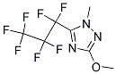 5-HEPTAFLUOROPROPYL-3-METHOXY-1-METHYL-1H-[1,2,4]TRIAZOLE Struktur